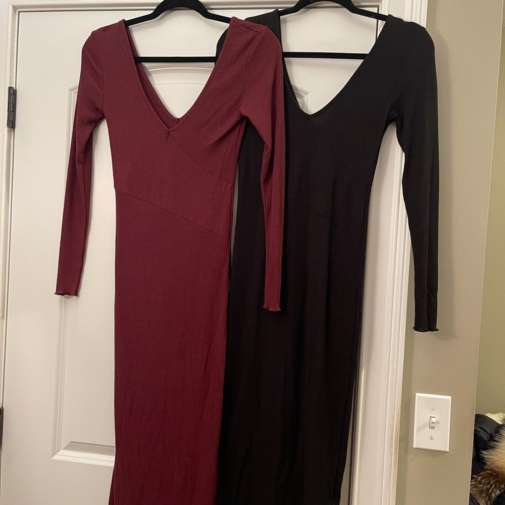 2 midi dresses!